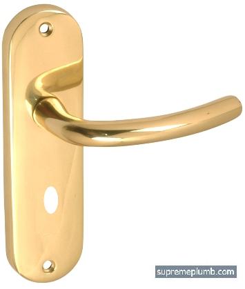 Milan Lever Bathroom Polished Brass 